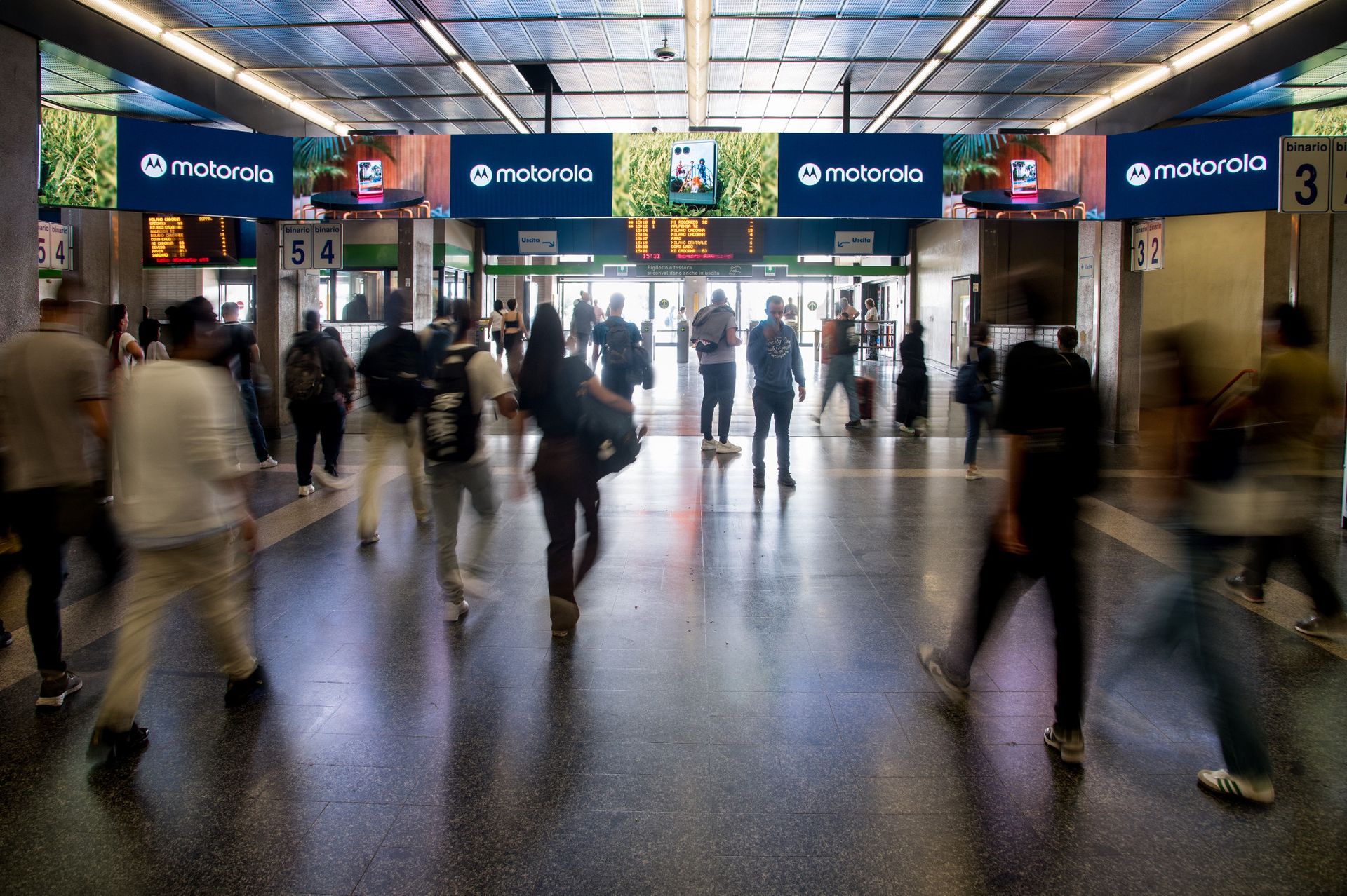 Impianto digitale nella stazione di Milano Bovisa