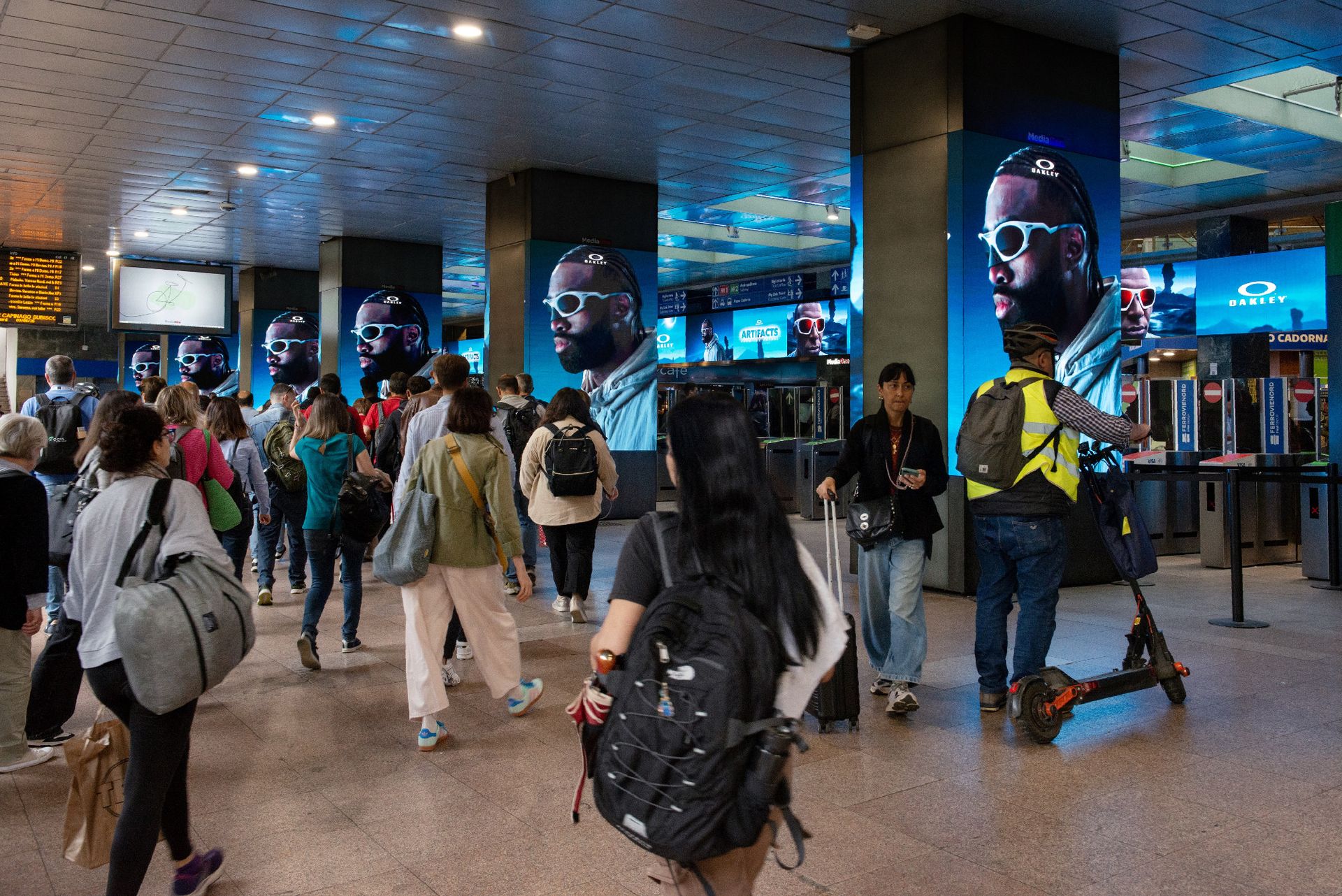 Circuito Impact nella stazione di Milano Cadorna