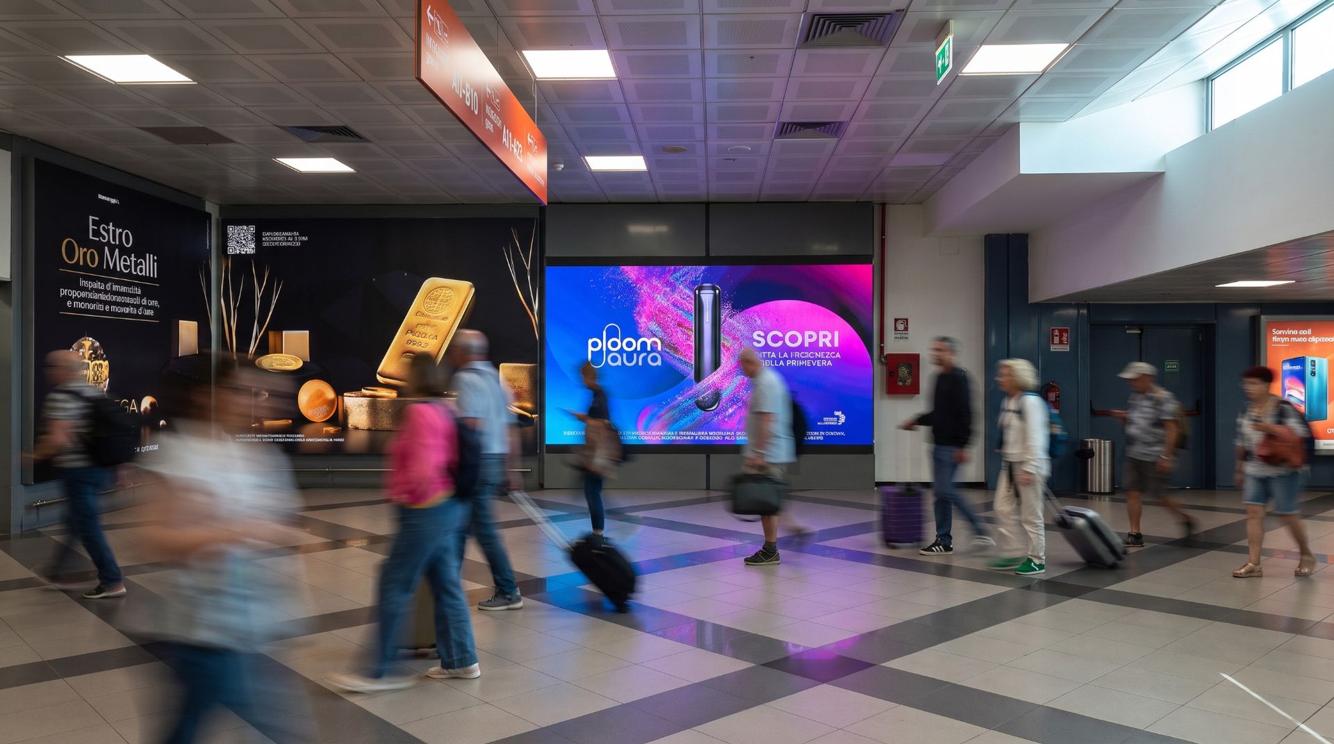 Ledwall all’aeroporto di Palermo